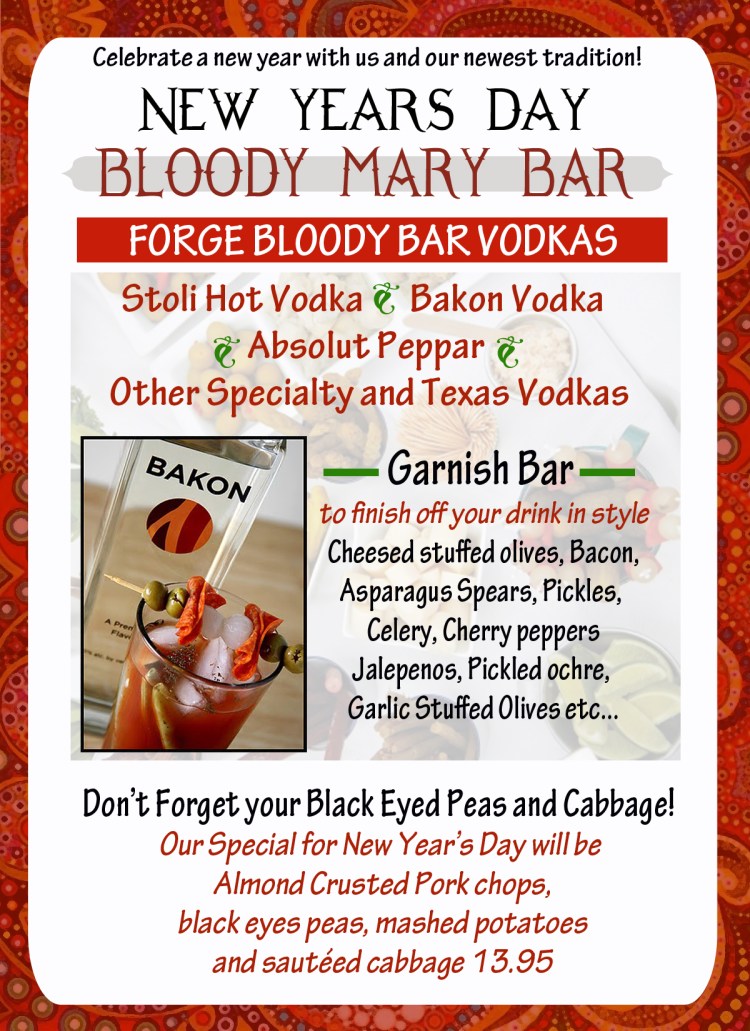 Bloody mary Bar 2013